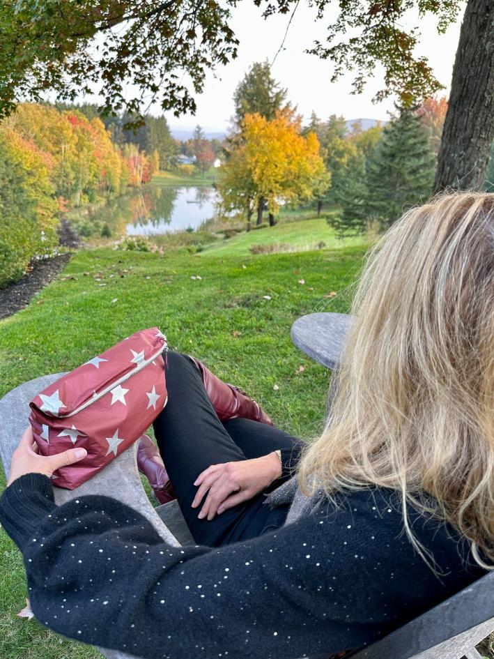 sac à pinceaux de maquillage