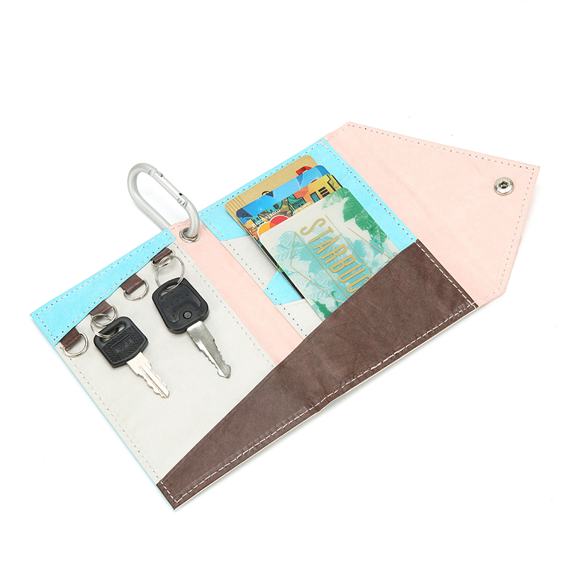 PU leather trifold wallet