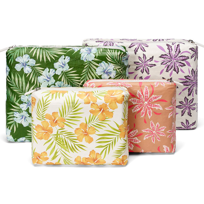 Vente chaude Aloha collection sacs 2023 maquillage sac de papier toilette petit sac de rangement avec fermeture à glissière 