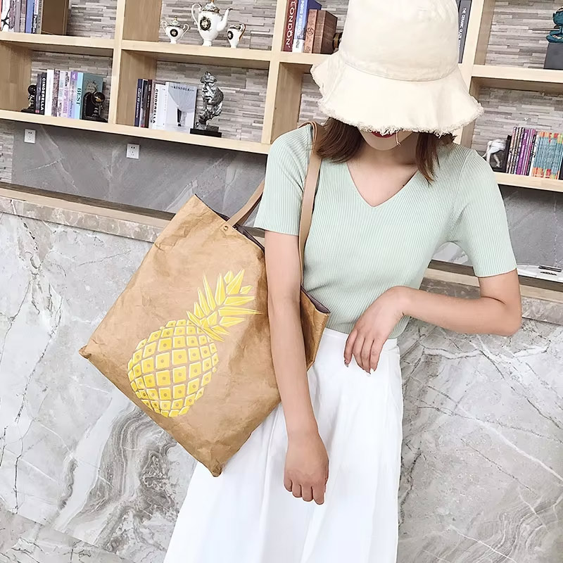 Nouveau sac fourre-tout grande capacité DuPont™ Tyvek® 2025 – Petit sac à main carré élégant à bandoulière simple