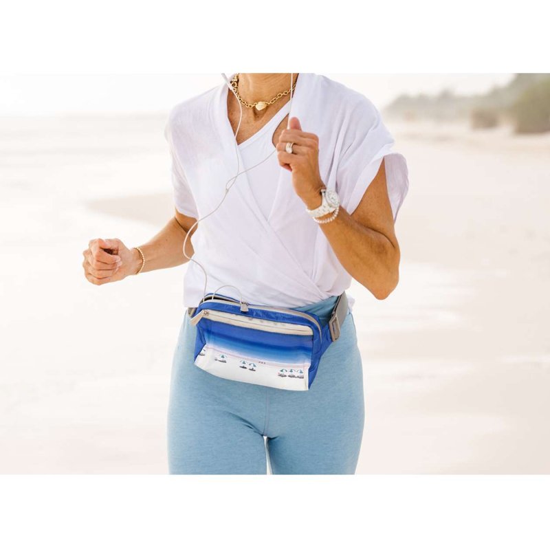 Sac banane unisexe à bandoulière – Sac banane ajustable pour la course, la randonnée, la salle de sport et les voyages en plein air