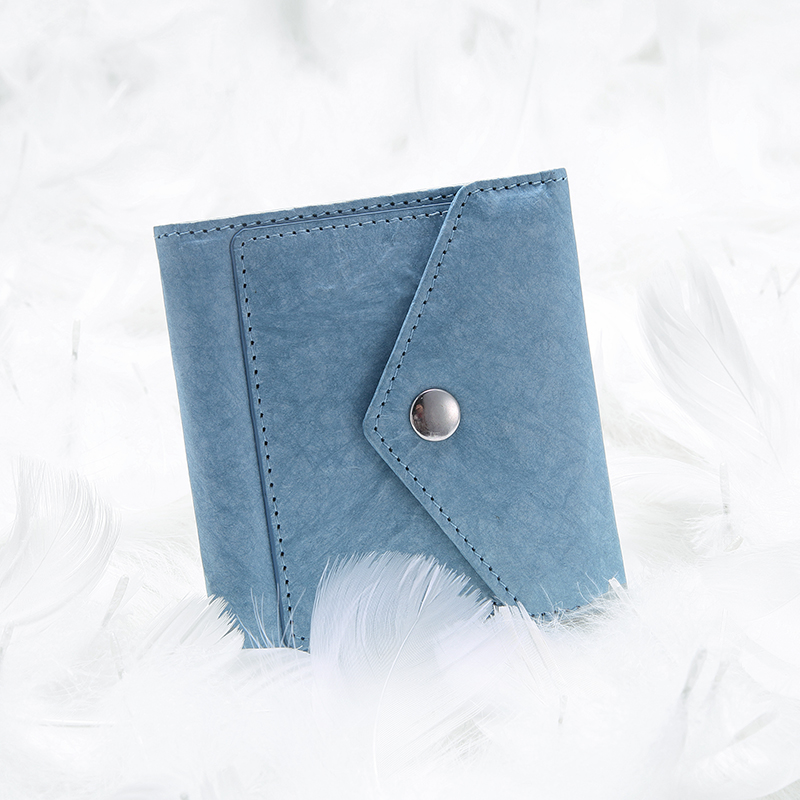 Portefeuille en cuir à deux volets pour femme, anti-RFID, compact et luxueux, avec fenêtre pour carte d'identité.