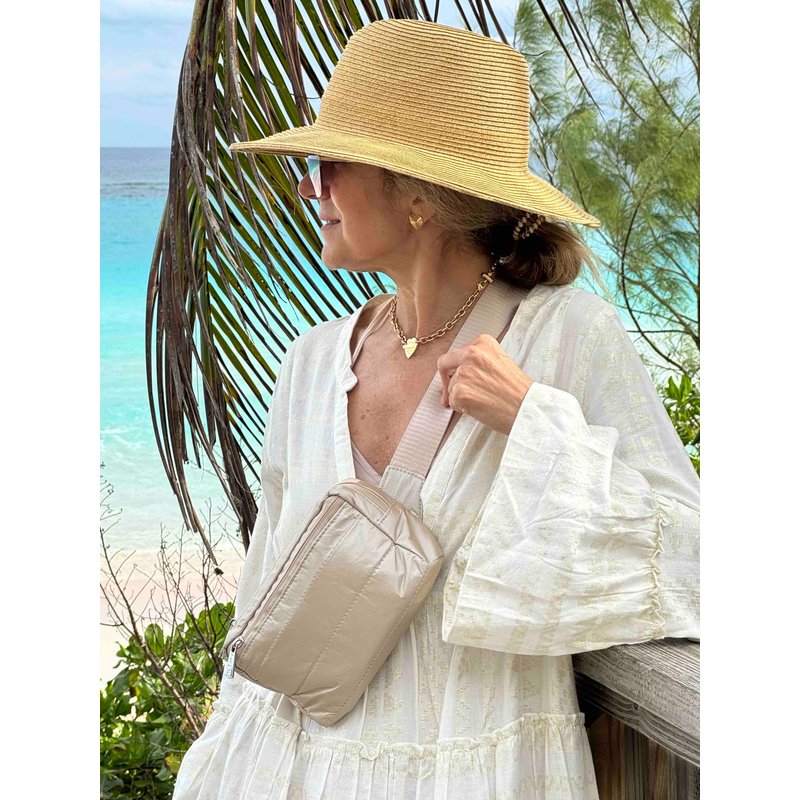 Mini sac banane unisexe – Petit sac banane avec sangle réglable pour la course, les voyages et l'entraînement