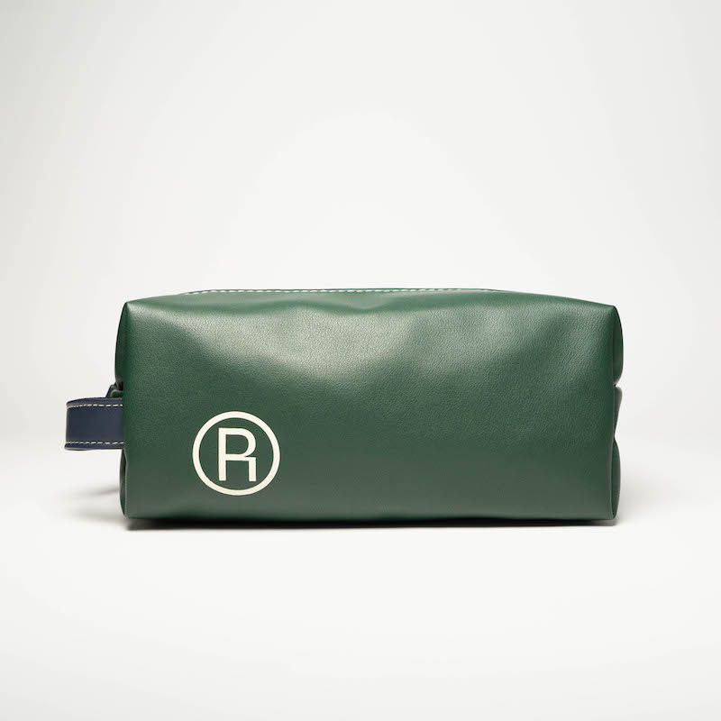 Trousse de toilette en cuir vert de haute qualité – Organiseur de voyage personnalisé OEM/ODM