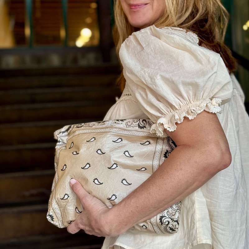 Trousse de maquillage multifonctionnelle de voyage – Pochette à maquillage écologique en Tyvek