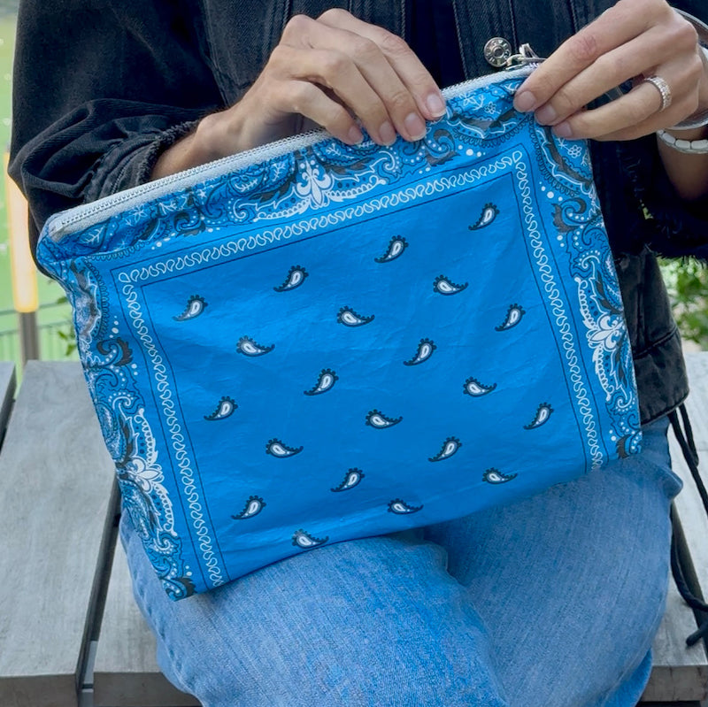 Trousse de maquillage Tyvek grande capacité personnalisée et imperméable – Organisateur de voyage pour cosmétiques